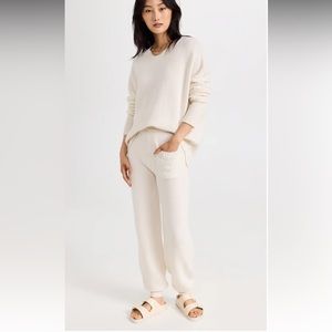 LISA YANG   Mila Sweater + Bonnie Cashmere Trousers